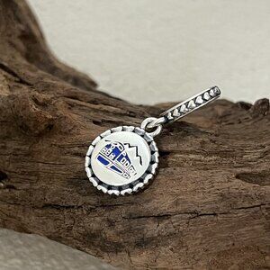 Pandora Canadian Rockies train S925 Silver Dangle Charm